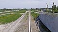 Tracks under Fussach-Hard bridge