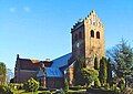 Stenløse kirke, constructed c. 1100.