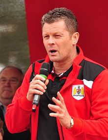 Steve Cotterill while Bristol City manager