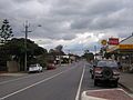 The Sturt Highway is the main street of Truro (looking west towards the Barossa Valley and Adelaide).