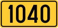 Ž1040 county road shield