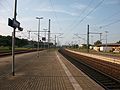 Werdau station, platform (2016)