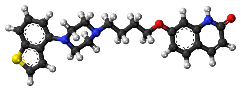 File:Brexpiprazole molecule ball.png