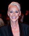 Actress Brigitte Nielsen at the PPQ catwalk show during London Fashion Week, September 2010