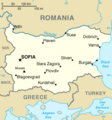 Map of Bulgaria