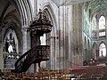 The church's pulpit.