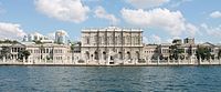 A view of the palace from the Bosporus