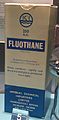 Image 19Exhibit of ICI's Fluothane (Halothane), discovered at Widnes, at Catalyst Science Discovery Centre, near Spike Island in Widnes (from North West England)