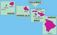 Counties and islands of Hawaii