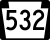 PA Route 532 Alternate Truck marker