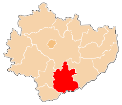 Location within the voivodeship