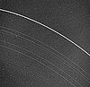 Voyager 2 picture of Uranus' rings