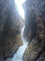 Waterfall at the end of the gorge