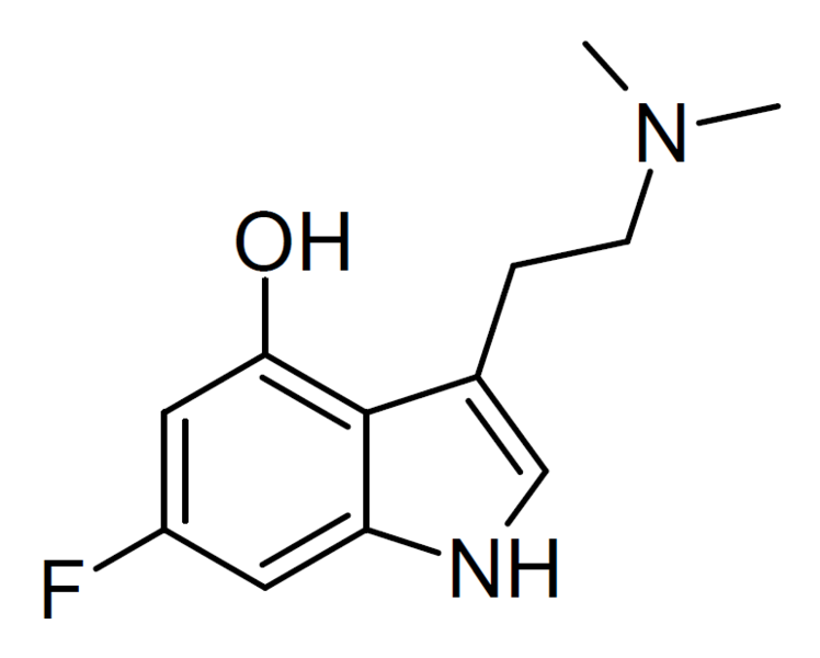 File:6-Fluoropsilocin structure.png