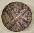 Bowl, late 13th–early 14th century, Iran. Stonepaste; overglaze painted and gilded. Metropolitan Museum of Art