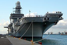 Aircraft carrier MM Cavour, the flagship of the Italian Navy