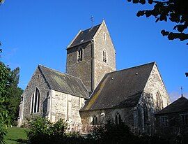 The church in Saint-Georges-d'Aunay