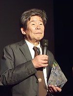 Takahata at the 2014 Annecy International Animated Film Festival