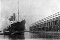 RMS Lusitania at Pier 54