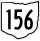 State Route 156 marker