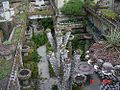 View of the garden from the stairs