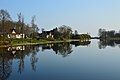 Village and lake