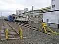 The station platform before renewal in May 2005