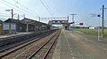 Tracks and footbridge