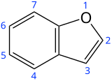 Skeletal formula with numbering convention