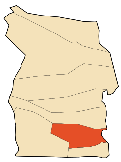 Location of Djamaa commune within El M'Ghair Province