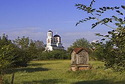 View of the church in Dražanj