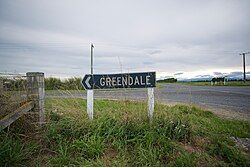 Greendale road sign