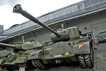 M46 Patton tank (1952) in the outdoor collection