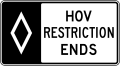 R3-15c HOV restriction ends (overhead)