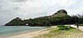 Pigeon Island as seen from the causeway