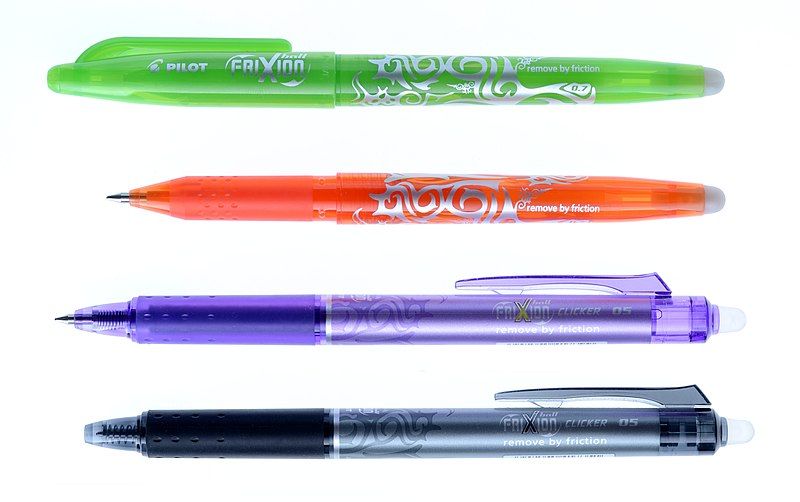 File:Pilot Frixion Pens.jpg