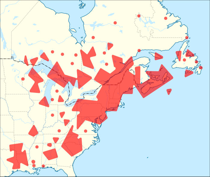 File:Platanthera clavellata distribution.svg