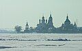 View of Spaso-Yakovlevsky abbey in Rostov from Nero Lake (photo 2006)