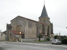 The church in Saint-Jean-de-Beugné