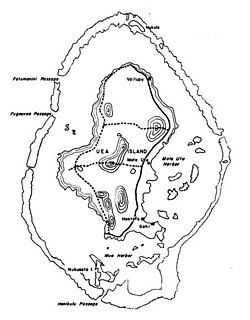 Detailed map of the island