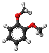 1,2-Dimethoxybenzene molecule