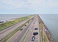 E22 over Afsluitdijk in Netherlands