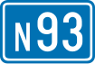 National Route 93 shield}}