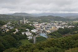 View from John D'Arcy Monument on the Sky Road