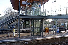 Platforms and elevators.