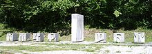 Žakan Juri's stone in the Glagolitic Alley