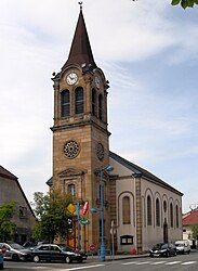 The Lutheran church in Grand-Charmont