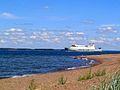 Image 23A sandy beach of Kaunissaari (from List of islands of Finland)