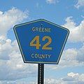 County Route 42, Coxsackie, Greene County, NY: Jul 2015