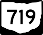 State Route 719 marker